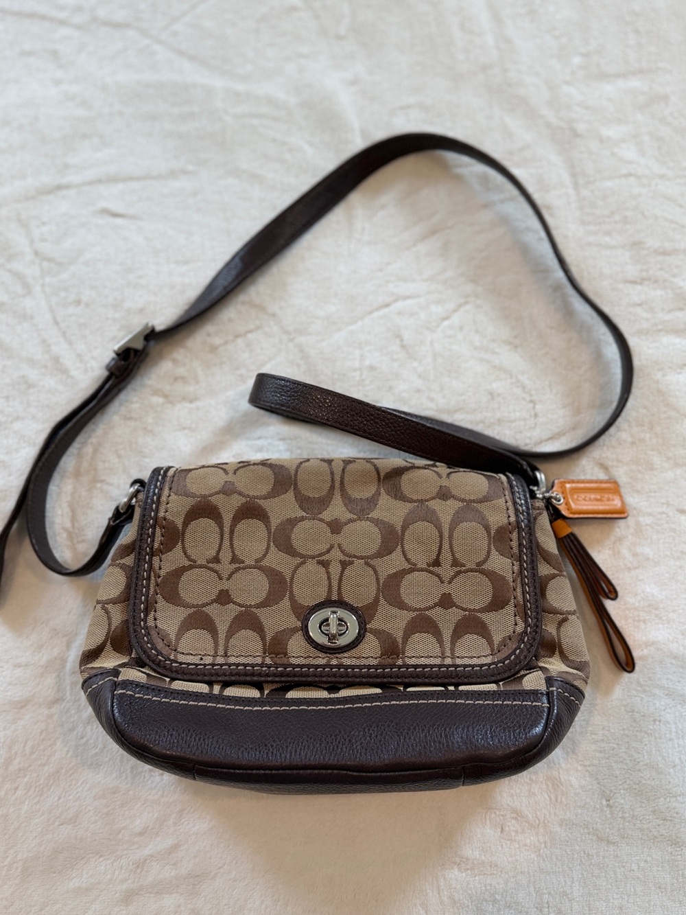 Coach Park Signature Flap Crossbody